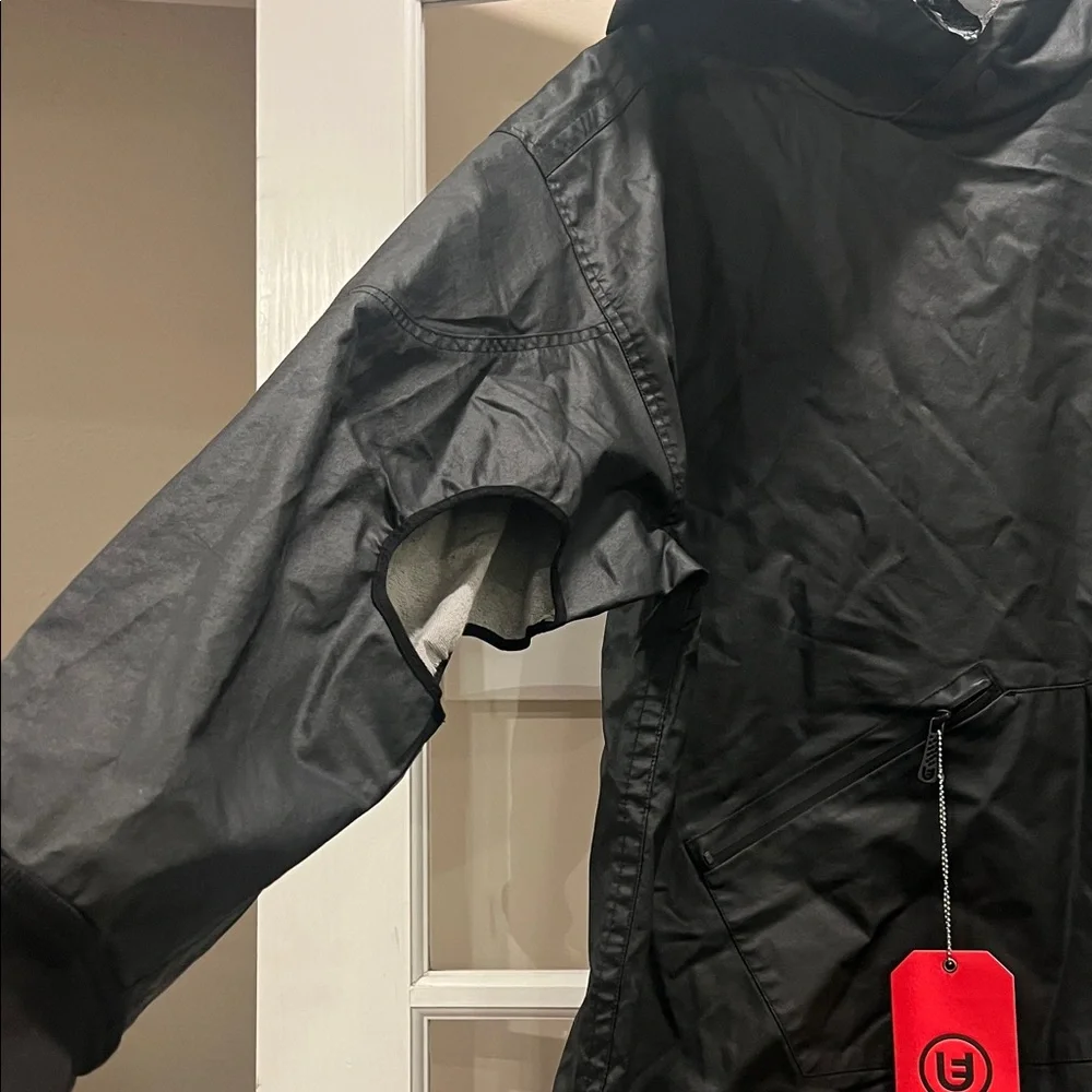 True Religion Black Windbreaker Jacket